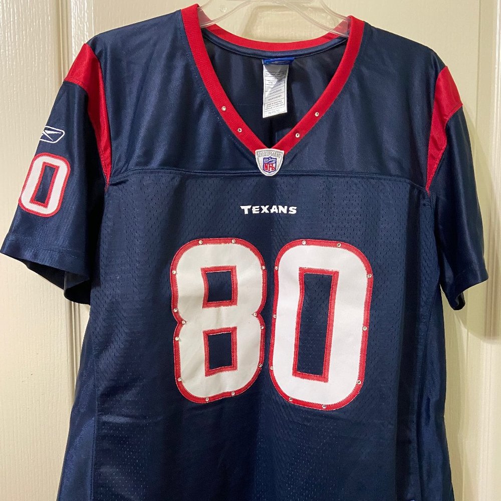 Texan Andrea Johnson 80 Ladies XL NFL Sport Shirt